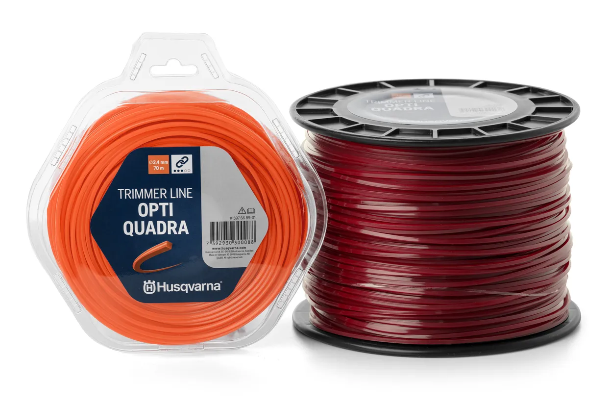 Fir Trimmy 2.7 mm x 55 m Husqvarna Opti Quadra | Galben